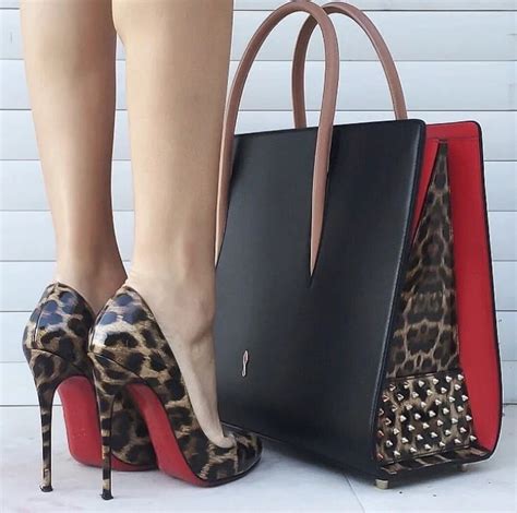 chanel purse and christian louboutin shoes|christian louboutin leather purses.